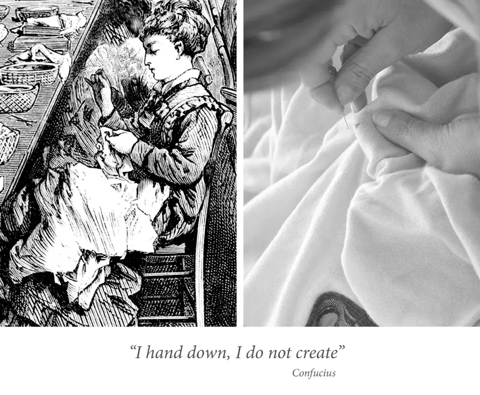 El arte de reparar — «I hand down, I do not create», Confucio